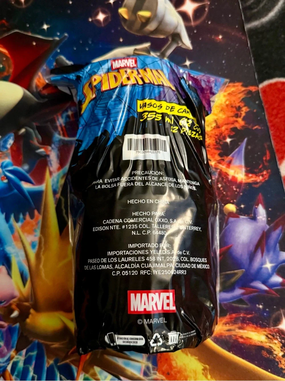 Spiderman oxxo cups